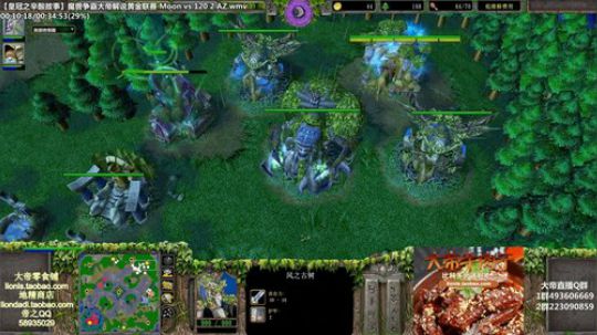 我在斗鱼看大帝LioN直播魔兽争霸