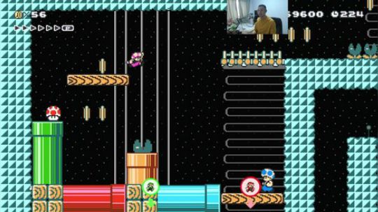 我在斗鱼看I美神I直播马里奥制造