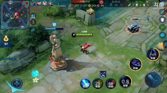 我在斗鱼看林蒙m直播王者荣耀