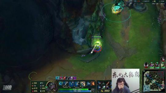 我在斗鱼看东北大鹌鹑直播英雄联盟