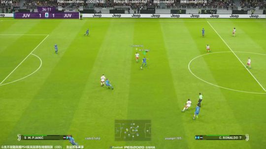 pes2020 实况足球 PS4在线对战 2019-11-12 21点场