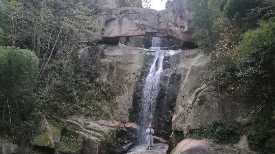 天台山 石梁飞瀑