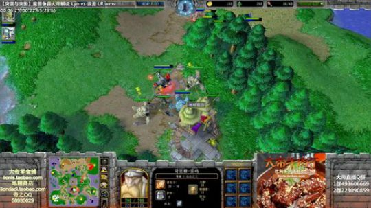 我在斗鱼看大帝LioN直播魔兽争霸