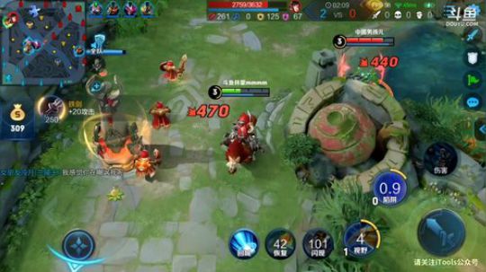 我在斗鱼看林蒙m直播王者荣耀