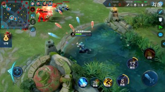 我在斗鱼看林蒙m直播王者荣耀