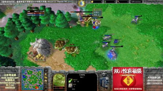 我在斗鱼看大帝LioN直播魔兽争霸