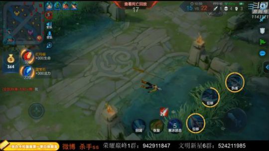 我在斗鱼看不可一世杀手直播王者荣耀