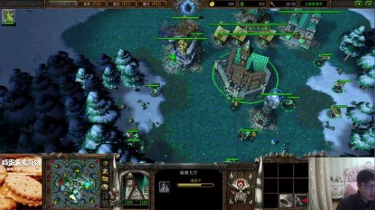 我在斗鱼看大帝LioN直播魔兽争霸