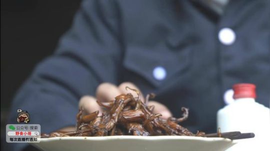 我在斗鱼看野食小哥直播美食