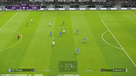 pes2020 实况足球 PS4在线对战 2019-11-20 22点场