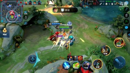 我在斗鱼看林蒙m直播王者荣耀