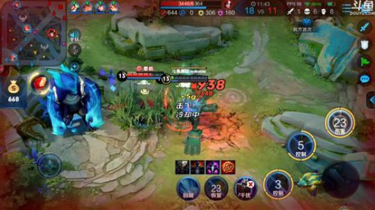 我在斗鱼看林蒙m直播王者荣耀