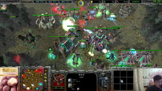 我在斗鱼看大帝LioN直播魔兽争霸