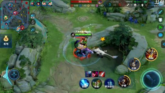 我在斗鱼看林蒙m直播王者荣耀