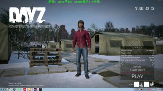 dayz 僵尸末日 2019-11-28 23点场