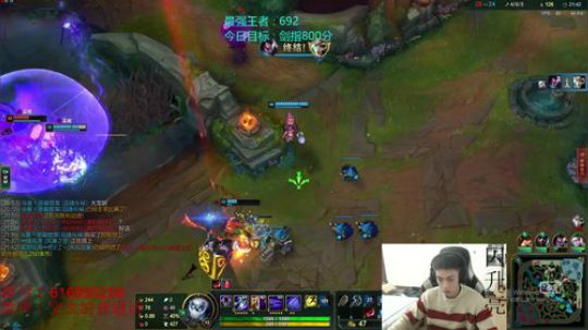 国服最高分劫峡谷冲千分 2019-11-30 14点场