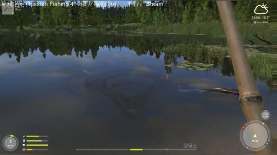 俄钓第三期 一人操控三根竿 鱼儿一条接一条