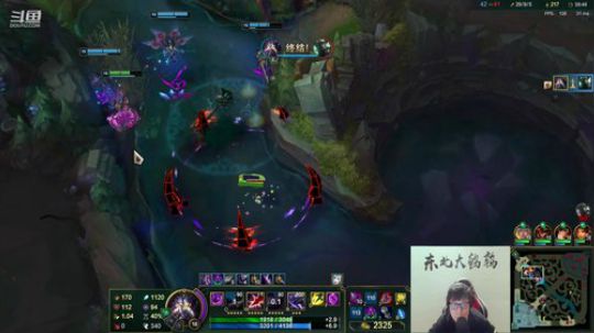 我在斗鱼看东北大鹌鹑直播英雄联盟