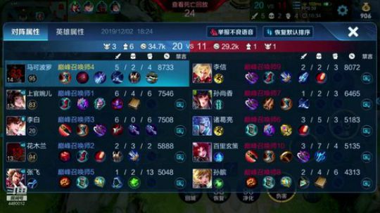 网络应该OK，巅峰一会 2019-12-02 18点场