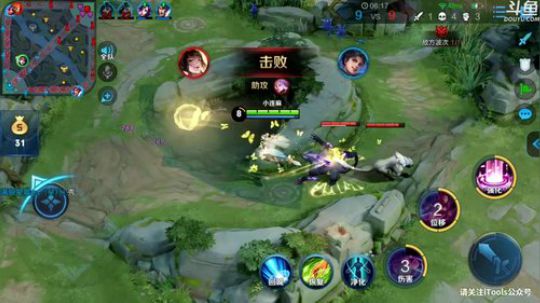 我在斗鱼看林蒙m直播王者荣耀