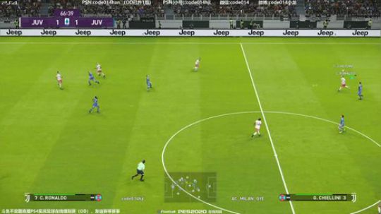 pes2020 实况足球 PS4在线对战 2019-12-04 22点场