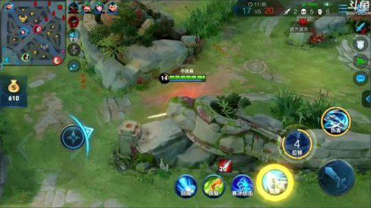 我在斗鱼看林蒙m直播王者荣耀