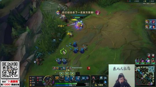 我在斗鱼看东北大鹌鹑直播英雄联盟