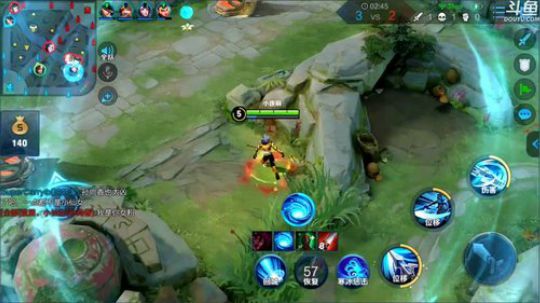 我在斗鱼看林蒙m直播王者荣耀