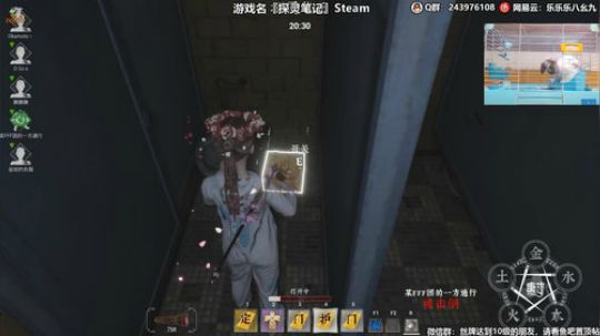 我在斗鱼看樂楽乐八幺九直播探灵笔记