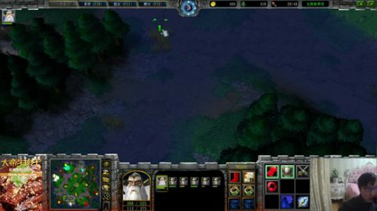 我在斗鱼看大帝LioN直播魔兽争霸