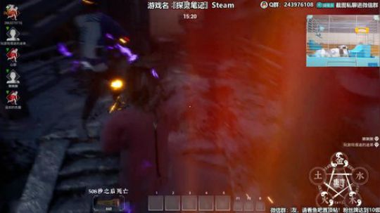 我在斗鱼看樂楽乐八幺九直播探灵笔记