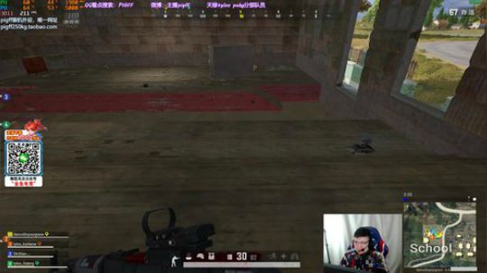 我在斗鱼看pigff直播绝地求生