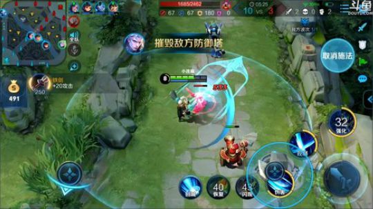 我在斗鱼看林蒙m直播王者荣耀