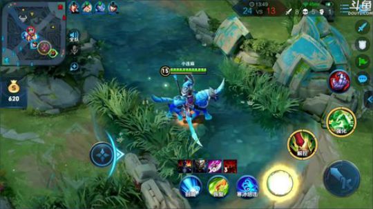 我在斗鱼看林蒙m直播王者荣耀