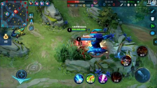 我在斗鱼看林蒙m直播王者荣耀