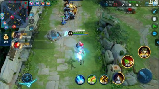 我在斗鱼看林蒙m直播王者荣耀