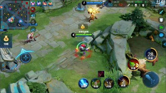 我在斗鱼看林蒙m直播王者荣耀