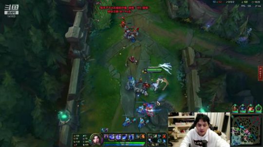 草莓：版本T1上单冲击峡谷王者 2019-12-15 17点场