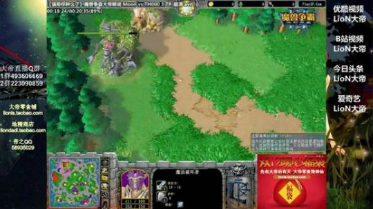 我在斗鱼看大帝LioN直播魔兽争霸