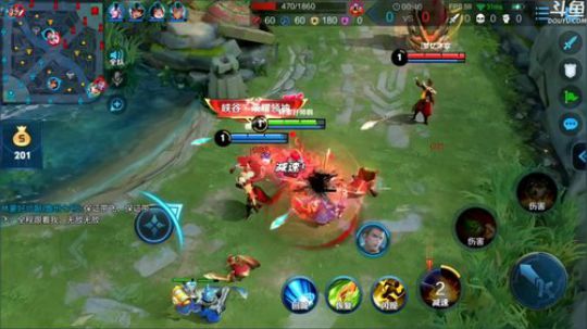 我在斗鱼看林蒙m直播王者荣耀