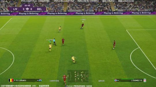 pes2020 实况足球 PS4在线对战 2019-12-16 22点场