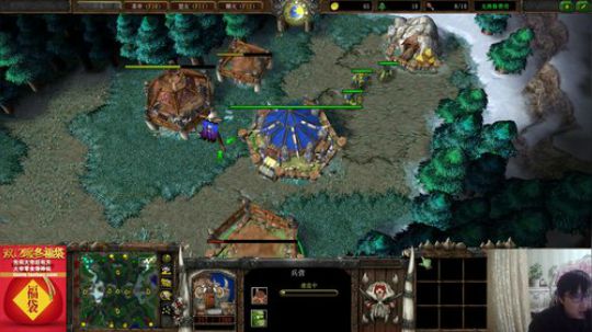 我在斗鱼看大帝LioN直播魔兽争霸