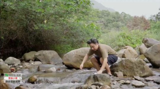 我在斗鱼看野食小哥直播美食