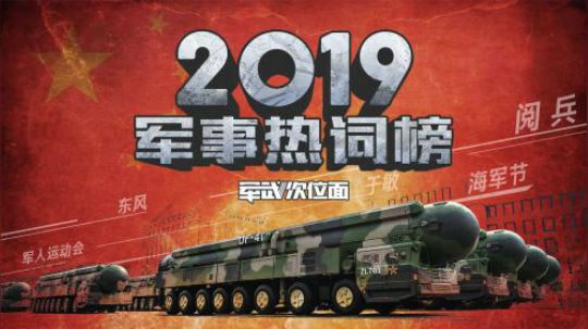 歼20运20辽宁舰055统统都没有，看2019年军事热词榜会