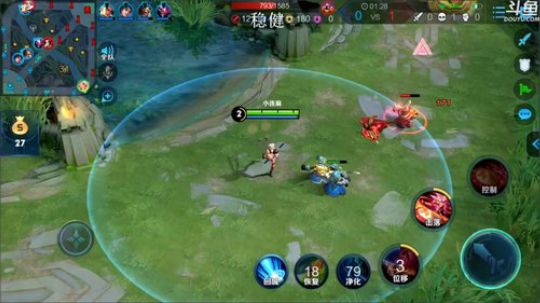 我在斗鱼看林蒙m直播王者荣耀