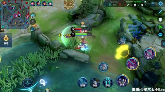 我在斗鱼看少年不太冷Rex直播王者荣耀