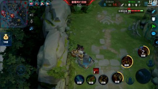 我在斗鱼看林蒙m直播王者荣耀