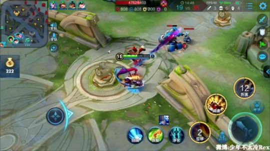 我在斗鱼看少年不太冷Rex直播王者荣耀