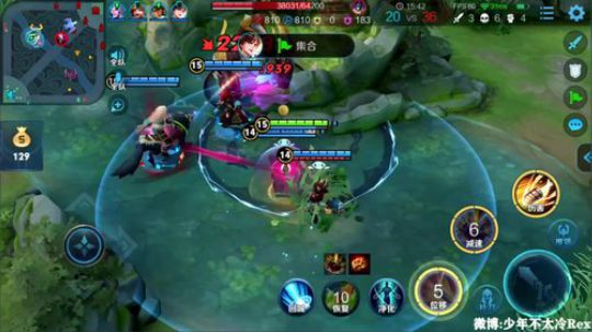 我在斗鱼看少年不太冷Rex直播王者荣耀