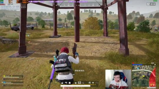 我在斗鱼看pigff直播绝地求生